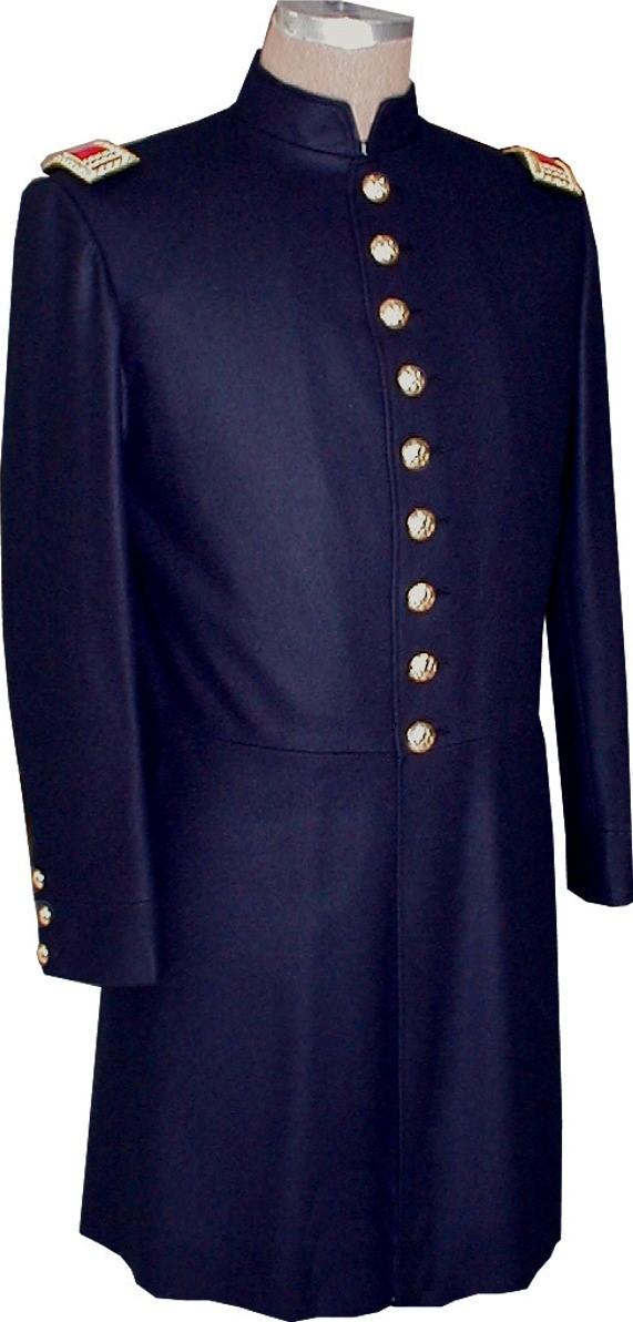 .. $399.00 Sew on the Buttons....... $28.00 US SENIOR OFFICER'S DOUBLE BREASTED FROCKCOAT has the 14 button front, equally spaced per regulations.