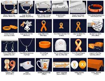 Orange Ribbon Fundraising Kits Orange Ribbon Mixed Item Kit.