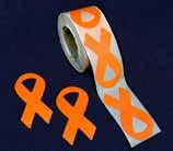 (PRIB-01-5) Qty: 50/pkg. Orange Ribbon Pens.