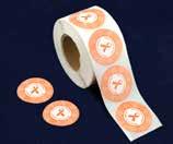 This orange ribbon card is approximately 6 inches x 4.25 inches.