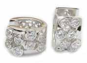 sterling silver WE039/775 CZ gemstones and faux