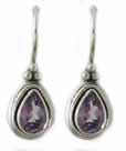 Gemstone earrings Y050/3200 Blue Topaz Gemstone