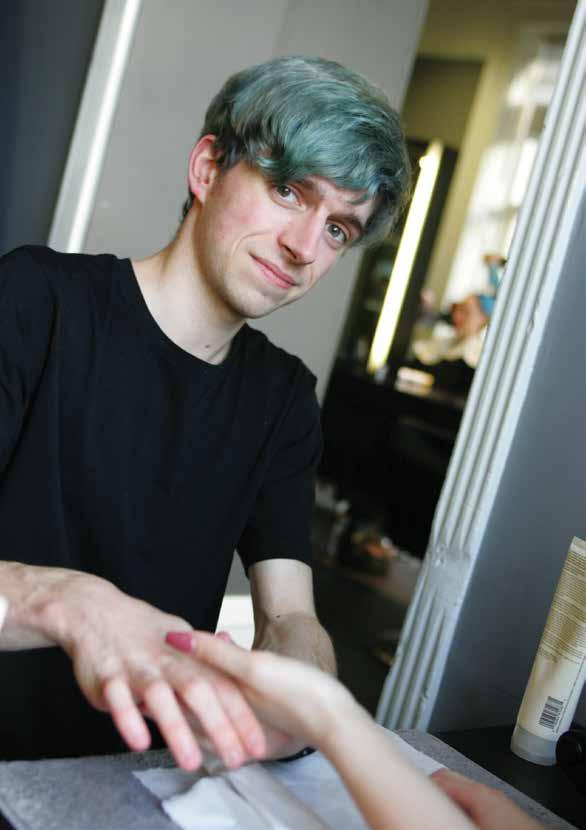 Spencer, of Berwick, studied hairdressing for three years and barbering for a year at the college's Graduate Salon in Berwick town centre before landing an apprenticeship at the House of Savanah