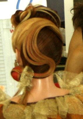 6. Competition of the evening elegant hairstyle (20 April, 2012) Photo contest works from past