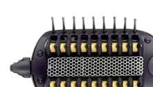 in one control with five functions in one. 1 2 3 4 5 1. Comb lifts hair from the root 2.