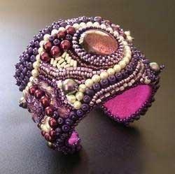 Embroidery Cuffs, Designer Metal Hand