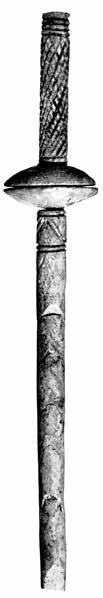 9. Spindles and Distaffs 187 Fig. 9.2: Spindles from Ugarit RS 4.221[A] (AO 15 757) and RS 34.210; after Gachet-Bizollon 2007, nos. 136 and 139 (courtesy of J. Gachet-Bizollon, Mission de Ras Shamra).