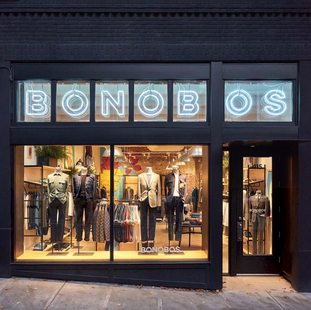 B ONOBOS When Bonobos began in 2007 exclusively selling pants