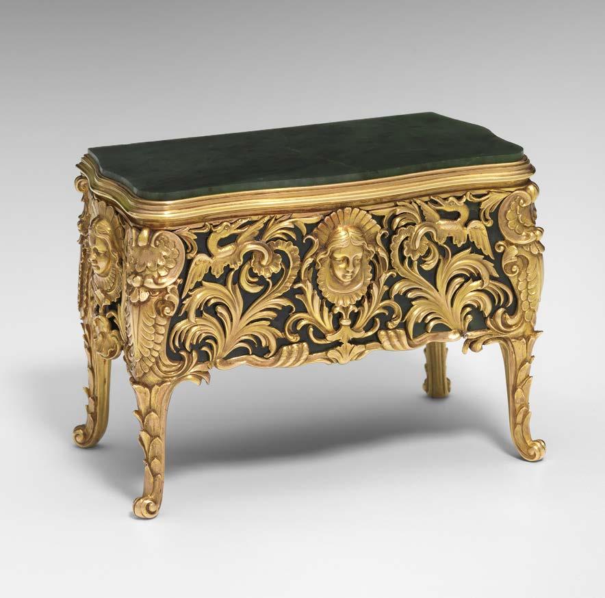 49.1785 Miniature commode, workshop of Peter Carl Fabergé (Russian), 19th century.