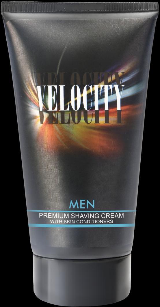 CODE-PC5010 VELOCITY MEN PREMIUM SHAVING CREAM A rich creamy shaving cream that gives a thick lather for a quick, comfortable &