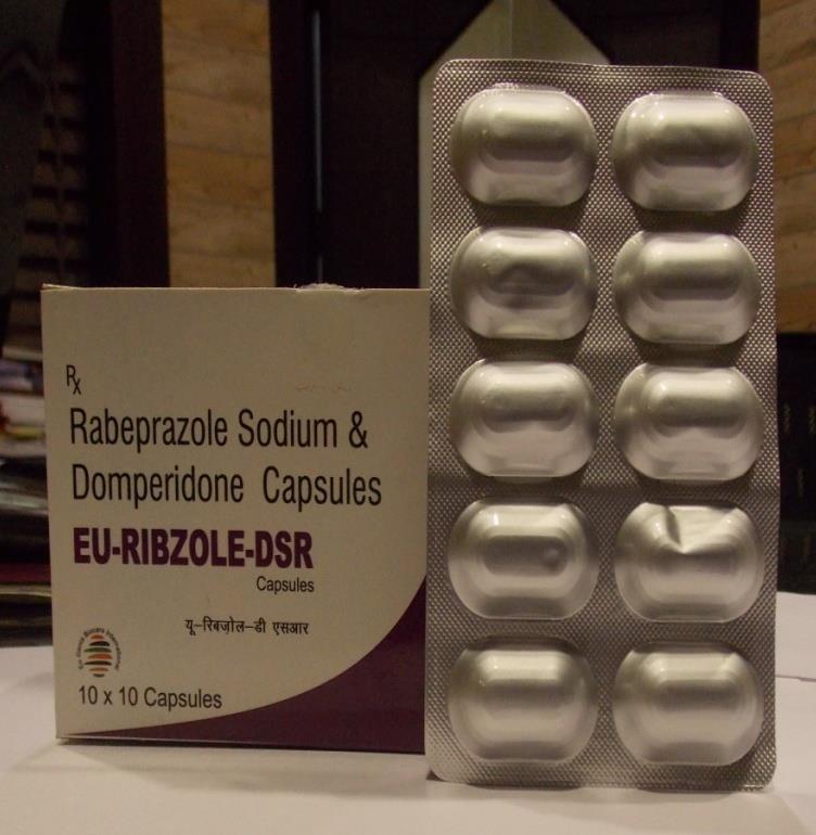 Capsules Rabeprazole Sodium 20 mg Domperidone 30 mg (Immediate release 10mg & Sustained release 20mg) Quick and sustained relief from heartburn and acidity.