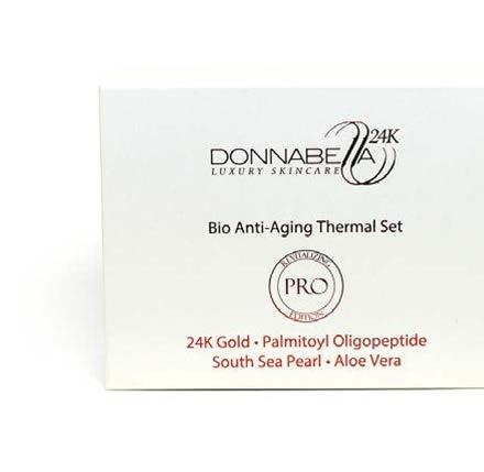 Bio Anti-Aging Thermal Set MASK SERUM MOISTURIZER This Outstanding treatment goes right to the heart of the skinaging problem working through a *thermal (heat) mechanism to open pores delivering the