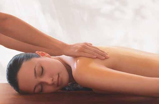 07 Indian Head Massage (45 mins) Drift into deep relaxation with this sublimely calming massage. All traces of tension are gently eased from the scalp, décolleté, neck and shoulders.