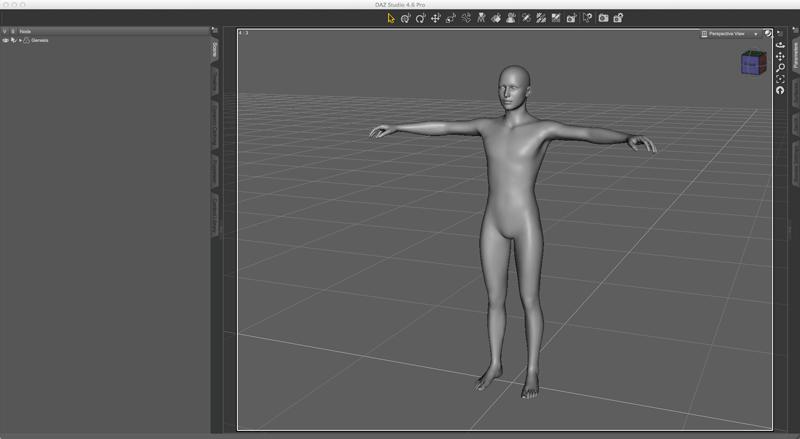 Load the Desired Article of Clothing If you had Genesis ask, DAZ Studio will ask if you want to auto-fit the object to Genesis.
