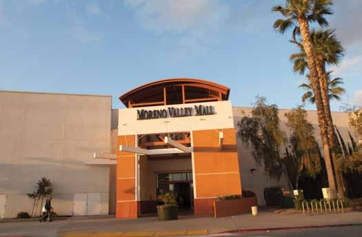 ABOUT MORENO VALLEY Built in 1992, Moreno Valley Mall occupies 87 acres and is conveniently located off I-60. Approximately 125,000 cars a day drive by the mall on I-60.