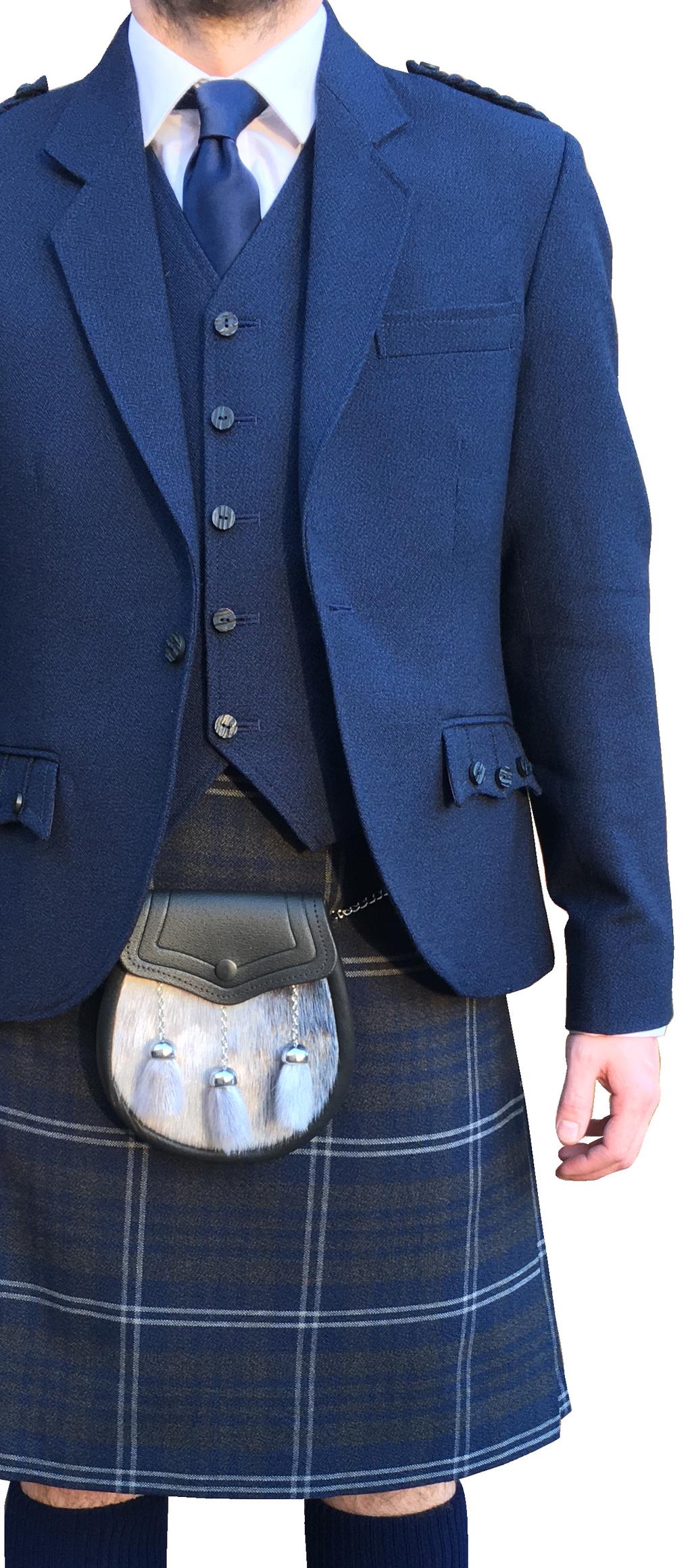 Navy Crail Outfit 80 Modern Queen of the South Tartan Upgrade your outfit with: