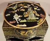Lot #148 - Chinese decorated lacquer box