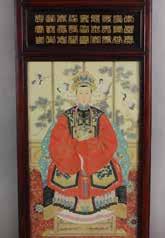 Lot #165 - Chinese Ancestor painting of two