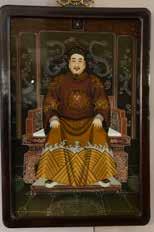 Lot #170 - Chinese 20th Century oil painting of religious