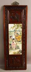 Lot #178 -Chinese scenic painting on porcelain, 20th