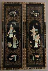 Lot #183 - Two carved jade panels, 20th