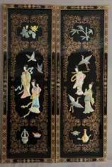 Lot #184 - Two jade scenic carved panels, 20th