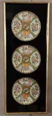 Lot #302-2 Chinese decorated wood panels, 20th