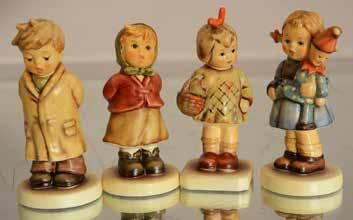 Lot #368-4 Hummel type figures, 20th century,