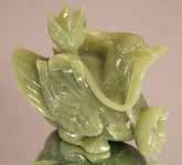 Lot #29 - Pair of Chinese Jade carved birds.
