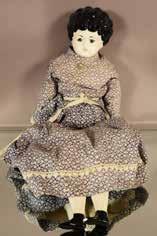 Lot #603-20 Bisque Doll, 20th