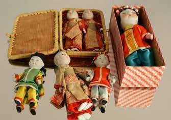 Lot #606-6 Japanese dolls, 20th