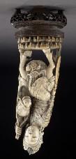 bidding) depicting a fisherman with five boys. Ivory: 7.
