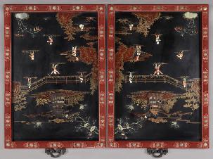 garden, the verso with a poem. Signed, "Gui Yan". 9.75"H x 5"W, Circa - 1735-1795. 8,000.00-12,000.