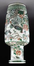 00 699 Chinese Republic four panel embroidered screen depicting birds and landscapes.