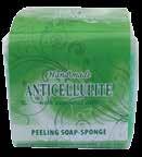 ANTICELLULITE The product is a combination of natural plant extracts (chestnut, grapefruit, ivy) and essential oils (juniper, rosemary and white pine) with proved anti-cellulite, antiphlogistics and