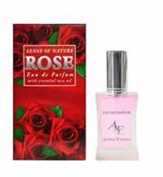 PERFUMES P1122 P1150 P1225 Eau de Parfum ROSE 8ml. Eau de Parfum ROSE 12ml. Fresh, captivating scent of the Bulgarian oil-bearing rose, enriched with rose oil. Eau de Parfum ROSE 35ml.