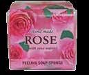 Natural glycerin soap Rose 1,5kg. Decorated with dried rose blossom.