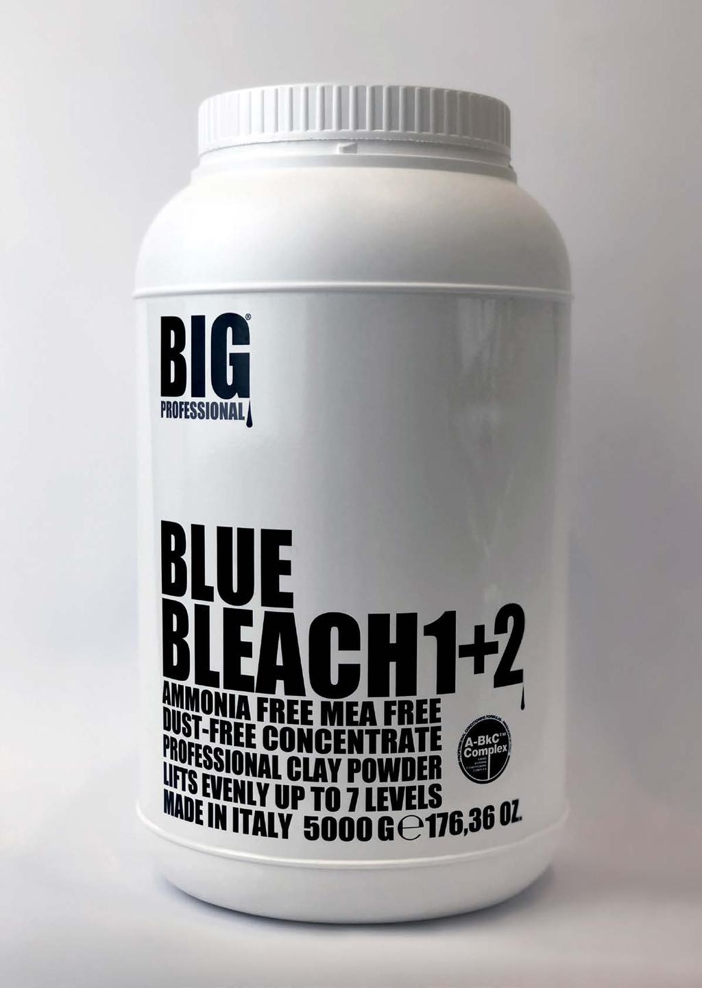 BLUE BLEACH1+2 DUST-FREE CONCENTRATE No Ammonia Or MEA Vapors Formulated With No Ammonia Or MEA Added For Healthier Hair, Healthier Environment Leaves Hair With Elasticity Even & Consistant Results