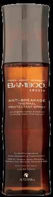 BAMBOO Smooth Anti-Breakage Thermal Protectant Spray ANTI-BREAKAGE THERMAL PROTECTANT SPRAY instantly protects and strengthens hair, reducing damage by 87% while smoothing strands & providing maximum