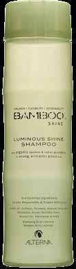 BAMBOO Luminous Shine Shampoo & Conditioner LUMINOUS SHINE SHAMPOO & CONDITIONER combine strengthening pure Organic Bamboo Extract and shineamplifying Organic Indian Gooseberry in gentle sulfate &