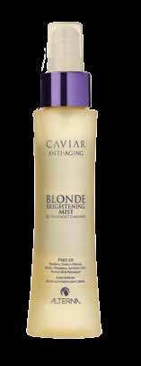CAVIAR Anti-Aging CAVIAR Blonde Refresh & Brighten Blonde Hair A complete care and styling line for natural or color treated blondes.