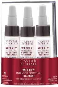 Caviar Clinical Weekly Intensive Boosting Treatment Step 3 of the Caviar Clinical 3-Part System, this ultra-powerful weekly scalp treatment is designed to provide an intensive stimulating boost to