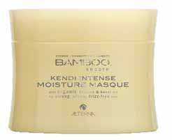 BAMBOO Smooth Kendi Intense Moisture Masque KENDI INTENSE MOISTURE MASQUE combines strengthening pure Organic Bamboo Extract with smoothing Organic Kendi Oil in a deeply penetrating moisture