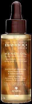 BAMBOO Smooth Kendi Pure Treatment Oil Best for use on medium to thick hair types, instantly absorbing BAMBOO SMOOTH KENDI PURE TREATMENT OIL made with strengthening Organic Bamboo & smoothing