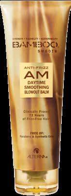 BAMBOO Anti-Frizz AM Daytime Smoothing Blowout Balm Tame even the most frizzy, unruly hair with the breakthrough 2-step AM/PM Anti-Frizz System for longlasting sleek, smooth blowouts!