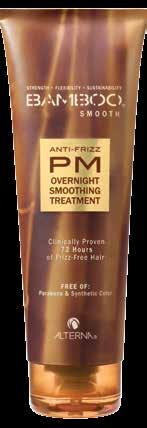 BAMBOO Anti-Frizz PM Overnight Smoothing Blowout Balm Tame even the most frizzy, unruly hair with the breakthrough 2-step AM/PM Anti-Frizz System for longlasting sleek, smooth blowouts!