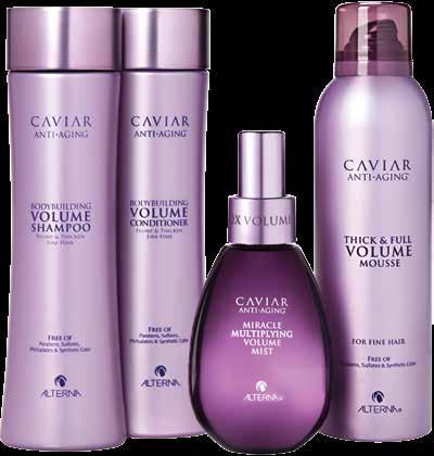 CAVIAR Anti-Aging CAVIAR BodyBuilding Volume Care Builds thickness and volume while improving the overal apperance of fine thin hair.