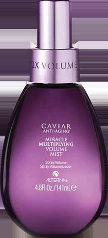 CAVIAR Volume Miracle Miultiplying Mist A multi-tasking treatment styler that nourishes, replenishes and preserves the health of each hair strand, while delivering 2x the volume.