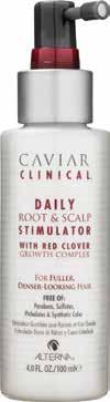 Caviar Clinical Daily Root & Scalp Stimulator Step 2 of the Caviar Clinical 3-Part System, this daily, leave-in treatment helps stimulate the scalp with an energizing mix of vitamins and nutrients,