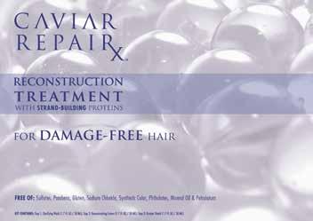 PROFESSIONAL Professional Treatments CAVIAR REPAIR x RECONSTRUCTION